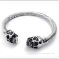 Reasonable Price Various Design Customized Jewelry Bangle Steel Skulls